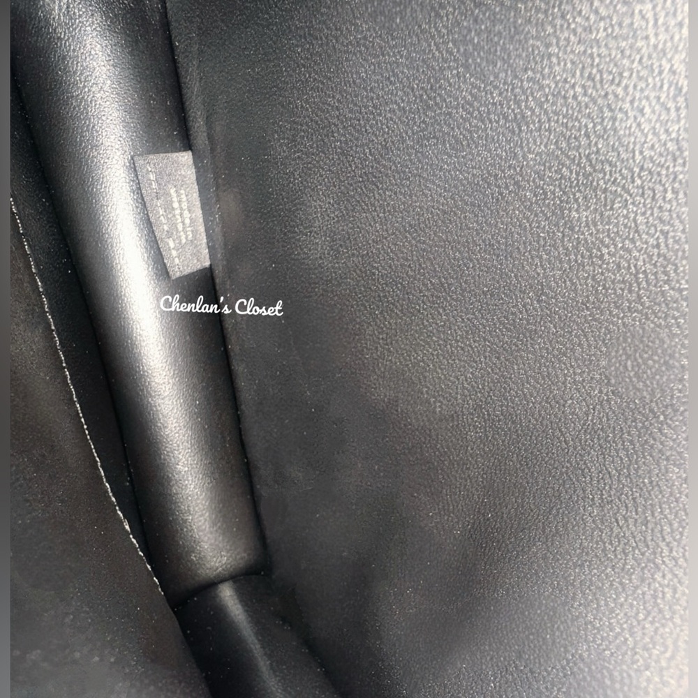 NWY Coach Tabby Shoulder Bag 26 with Pins Black Leather - Picture 12 of 13
